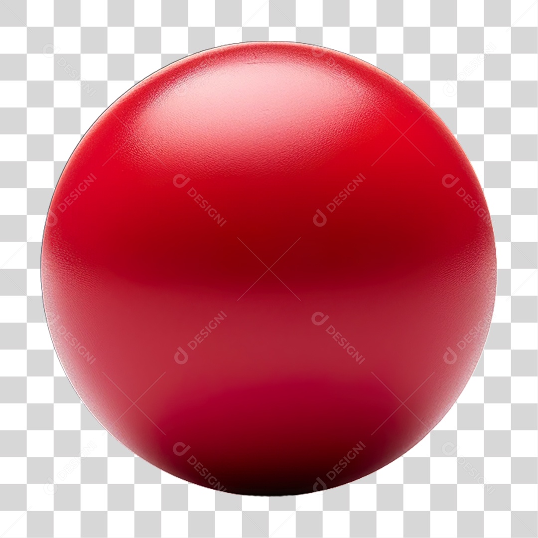 Bola Vermelha PNG Transparente