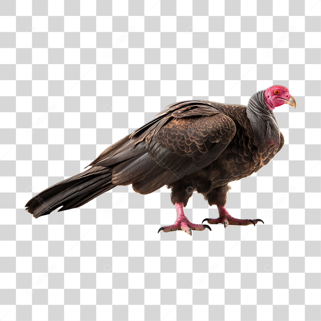 Ave Urubu Abutres PNG Transparente