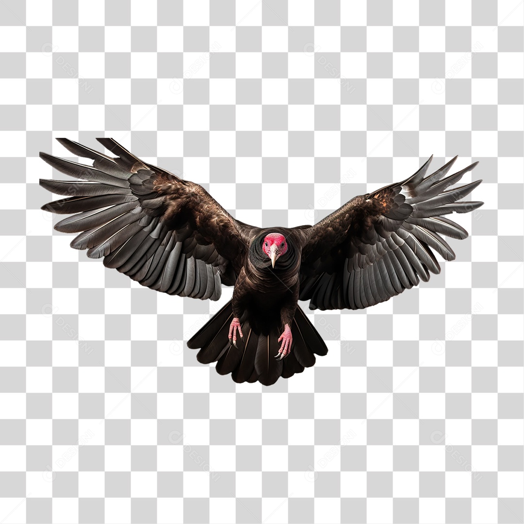 Ave Urubu Abutres PNG Transparente