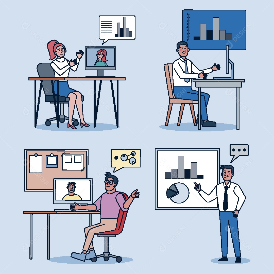 Empresário Ilustração Vetor EPS