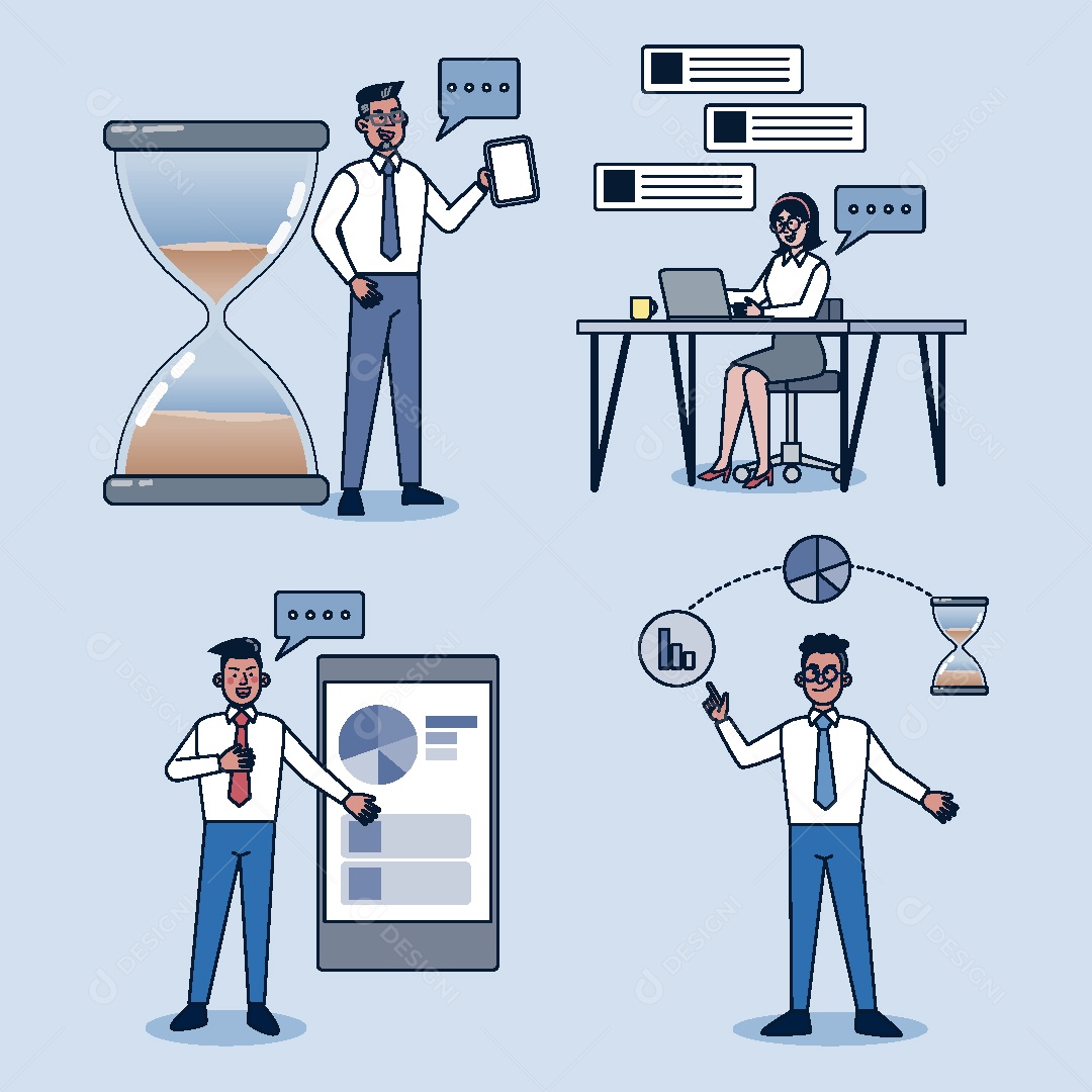 Empresário Ilustração Vetor EPS