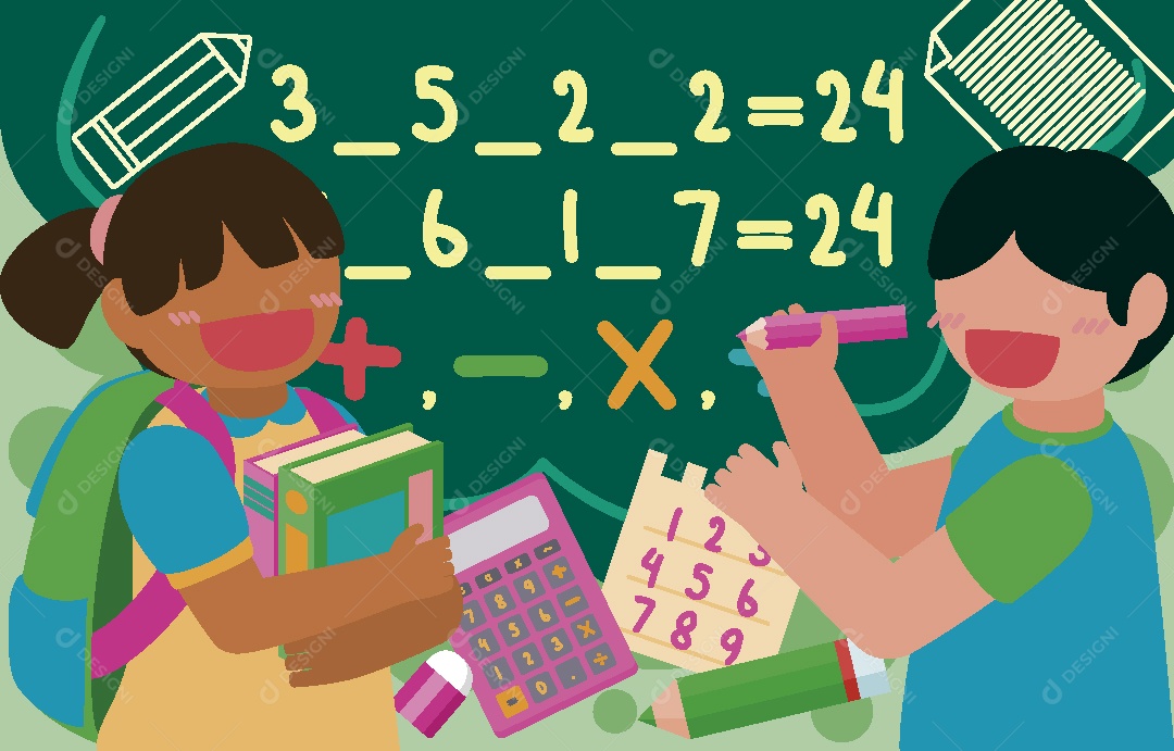 Volta as Aulas Ilustração Vetor EPS