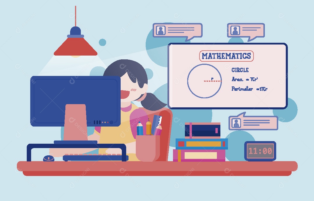 Volta as Aulas Ilustração Vetor EPS