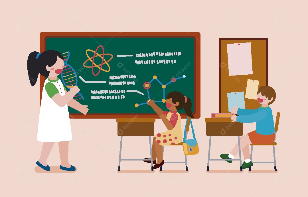 Volta as Aulas Ilustração Vetor EPS