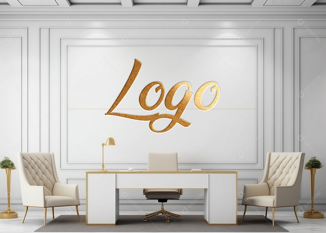 Modelo de Logotipo de Empresa PSD Editável