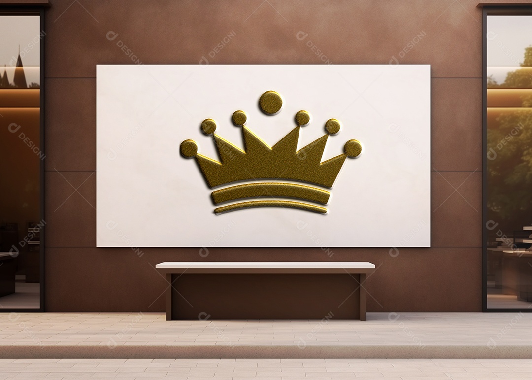 Modelo de Logotipo de Empresa PSD Editável