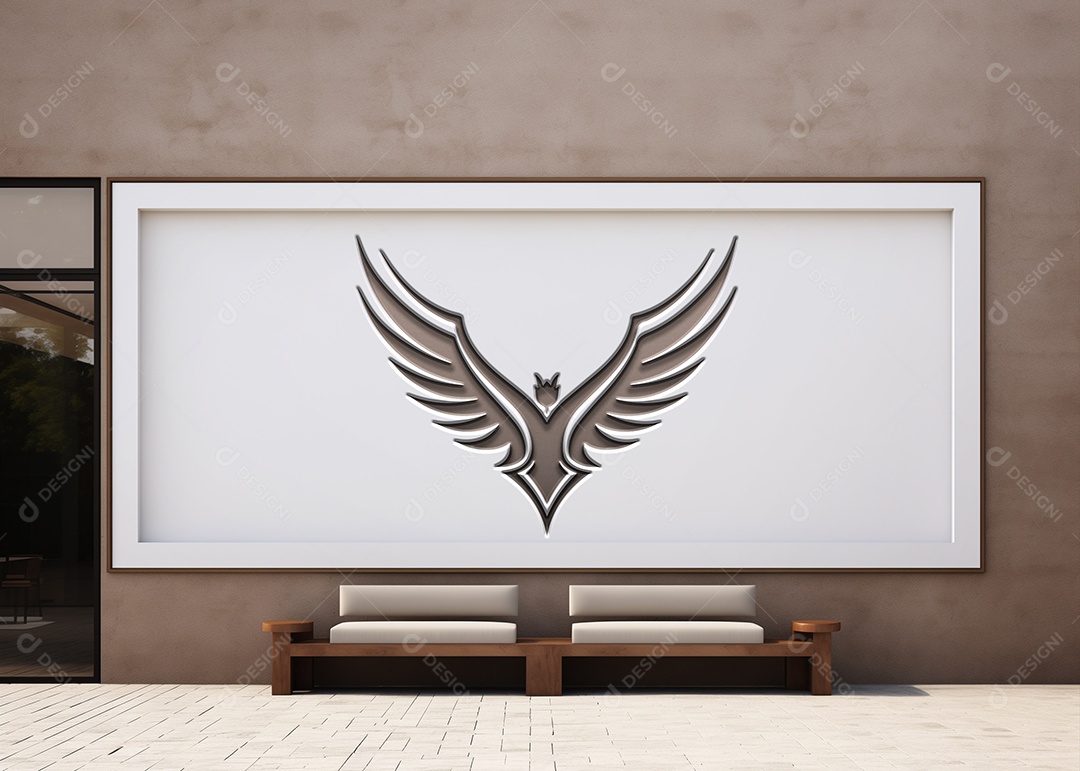 Modelo de Logotipo de Empresa PSD Editável