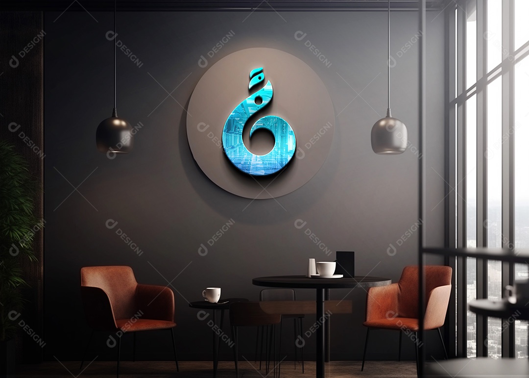 Modelo de Logotipo PSD Editável