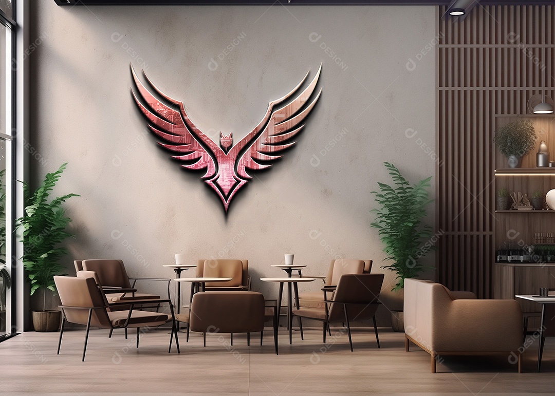 Modelo de Logotipo PSD Editável