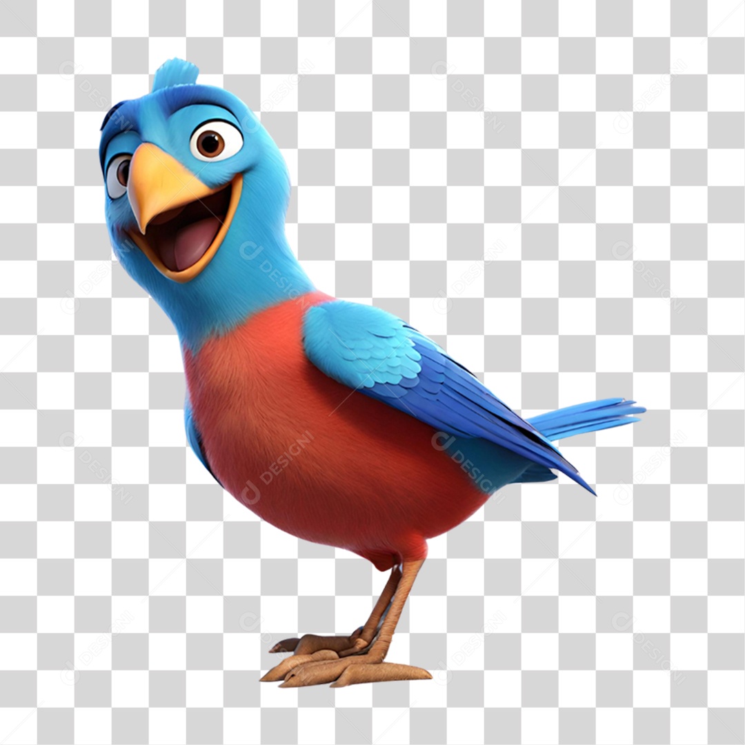 Pássaro Azul Ave Voadora PNG Transparente