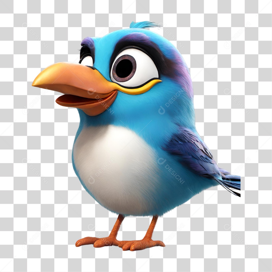 Pássaro Azul Ave Voadora PNG Transparente