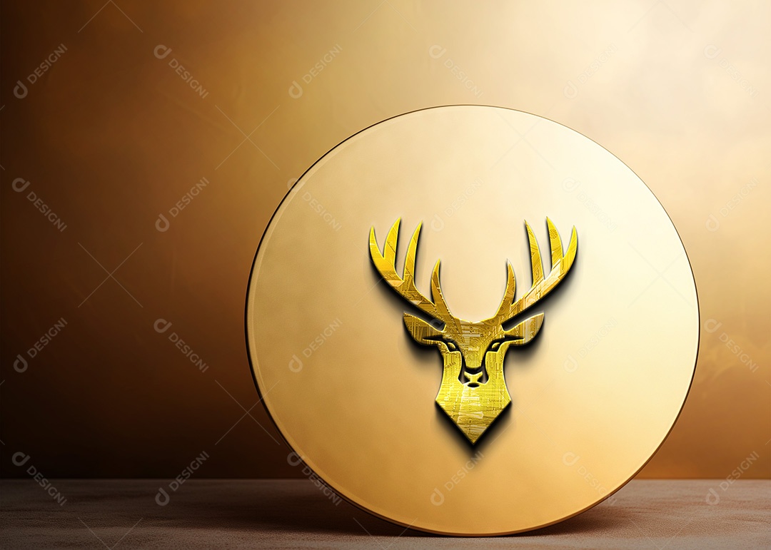 Modelo de Logo de Empresa PSD Editável