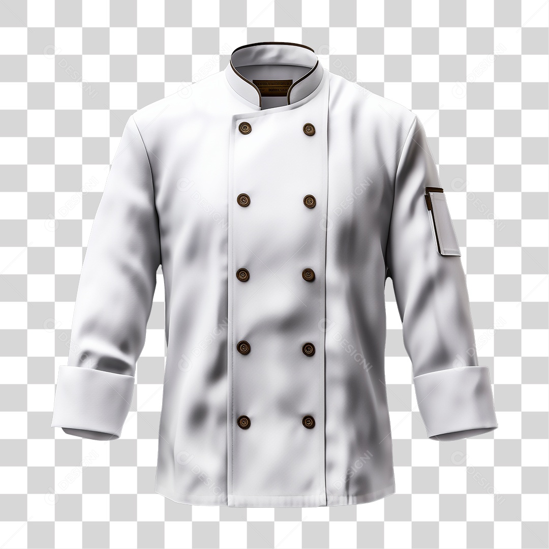 Jaqueta de Chef Cozinheiro PNG Transparente