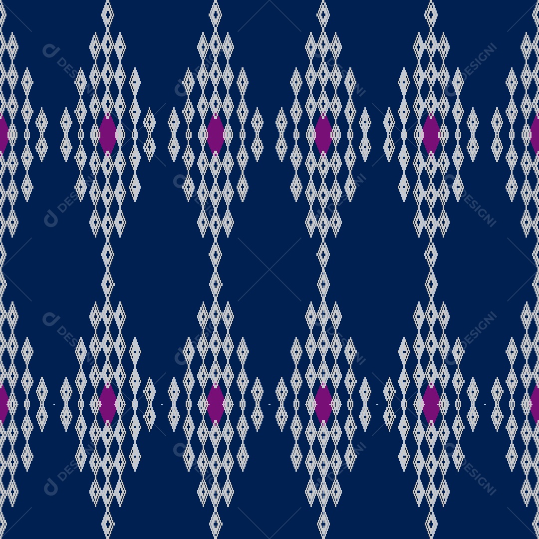 Padrão Étnico Ilustração Vetor EPS