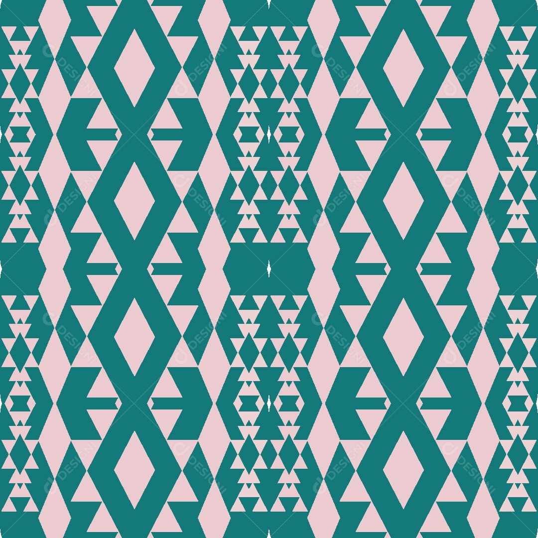 Padrão Étnico Ilustração Vetor EPS