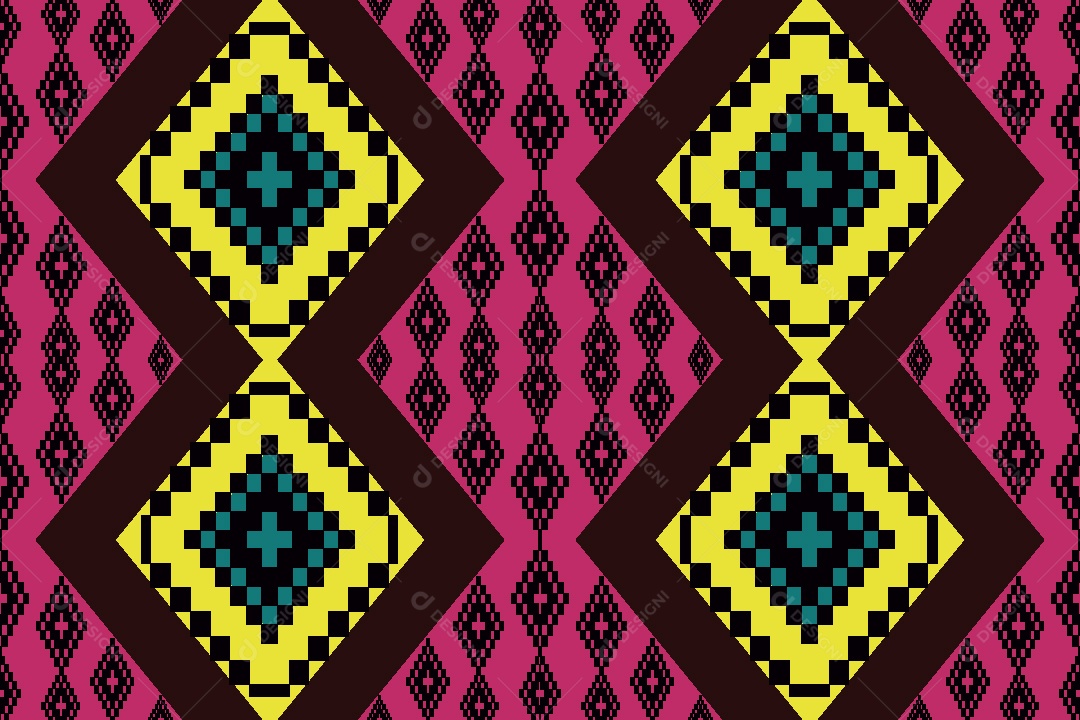 Padrão Geométrico Ilustração Vetor EPS