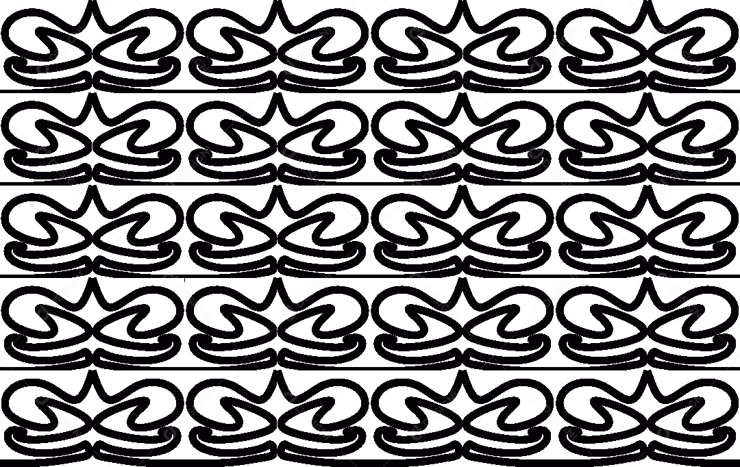 Padrão de Coroa Ilustração Vetor EPS