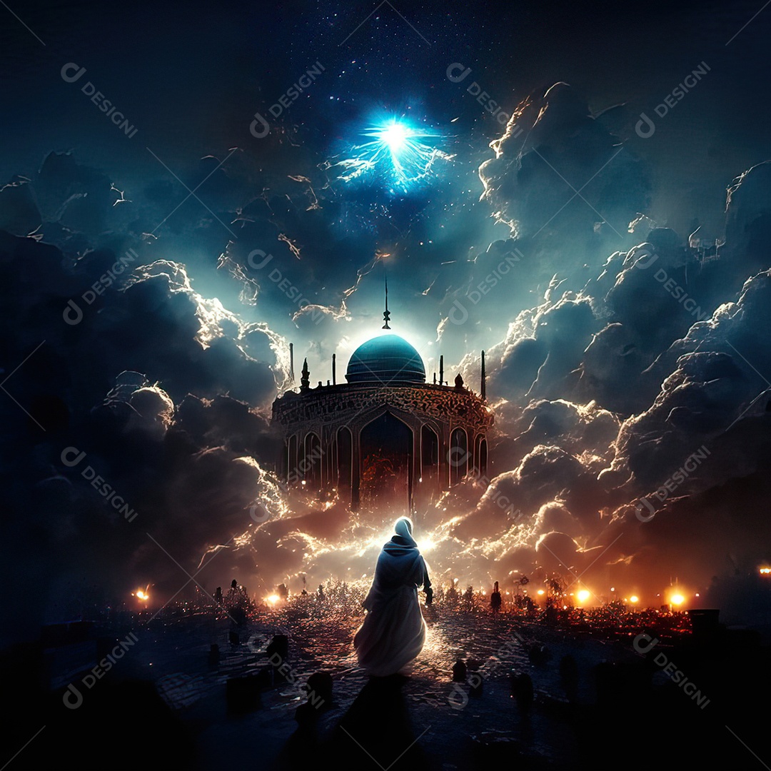 Retrato de mesquita destruída