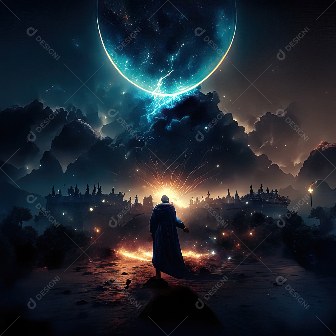 Retrato de mesquita destruída