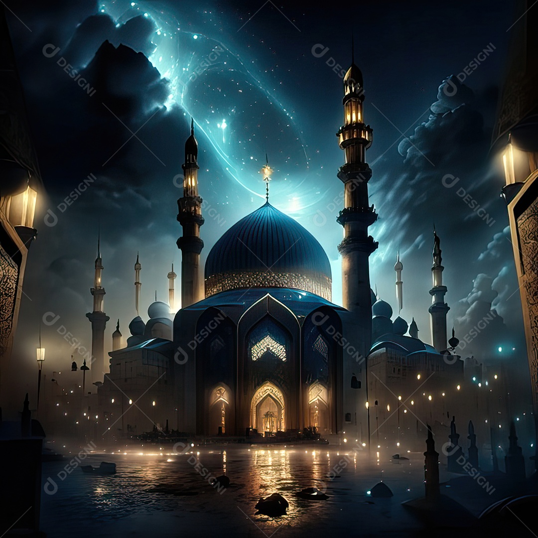 Asteroide atigindo cidade