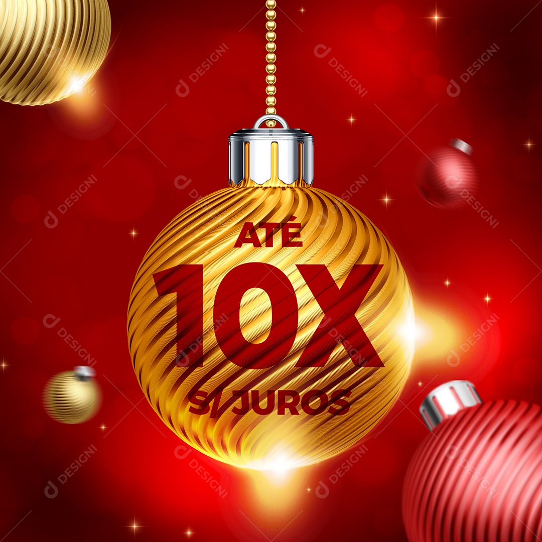 Store Up to 10x Interest Free Store Merry Christmas Social Media PSD Editable
