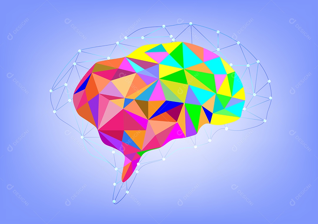 Inteligência Artificial Ilustração Vetor EPS