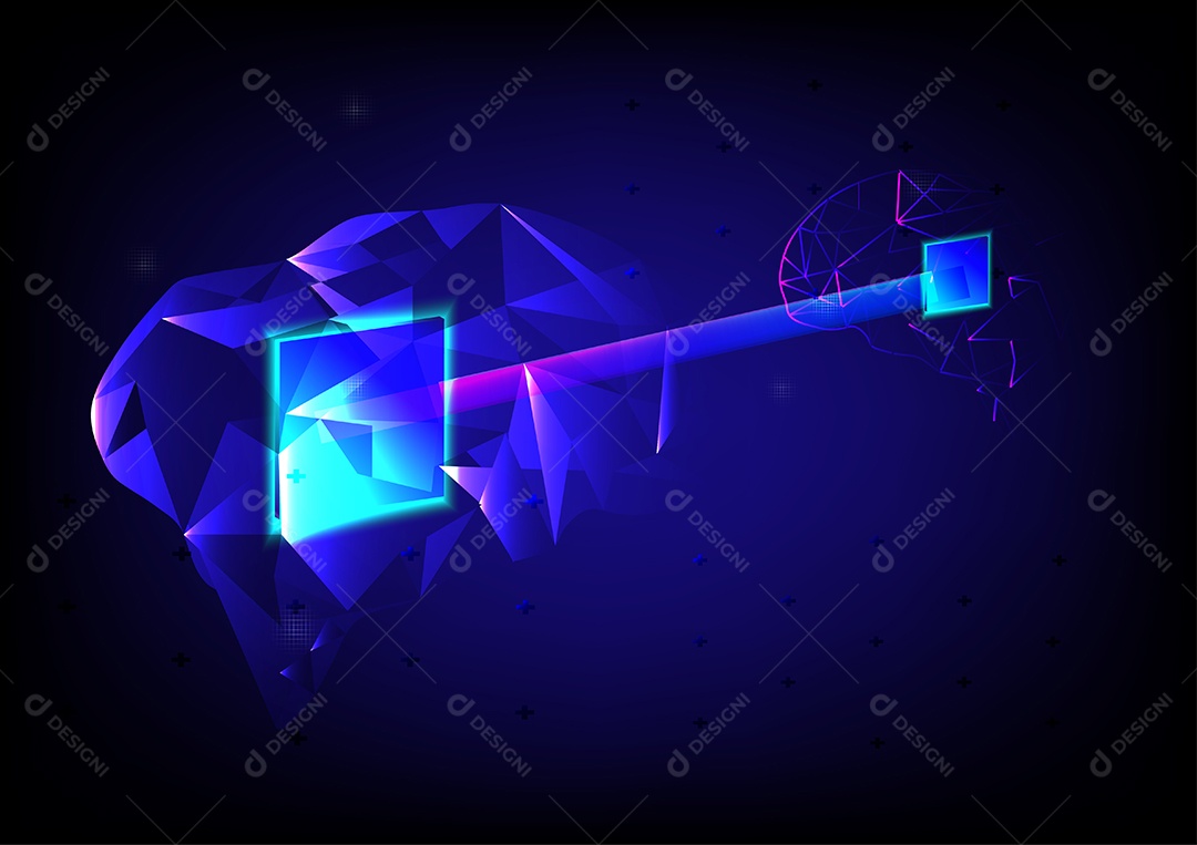 Tecnologia de Microchip Eletrônico Vetor EPS