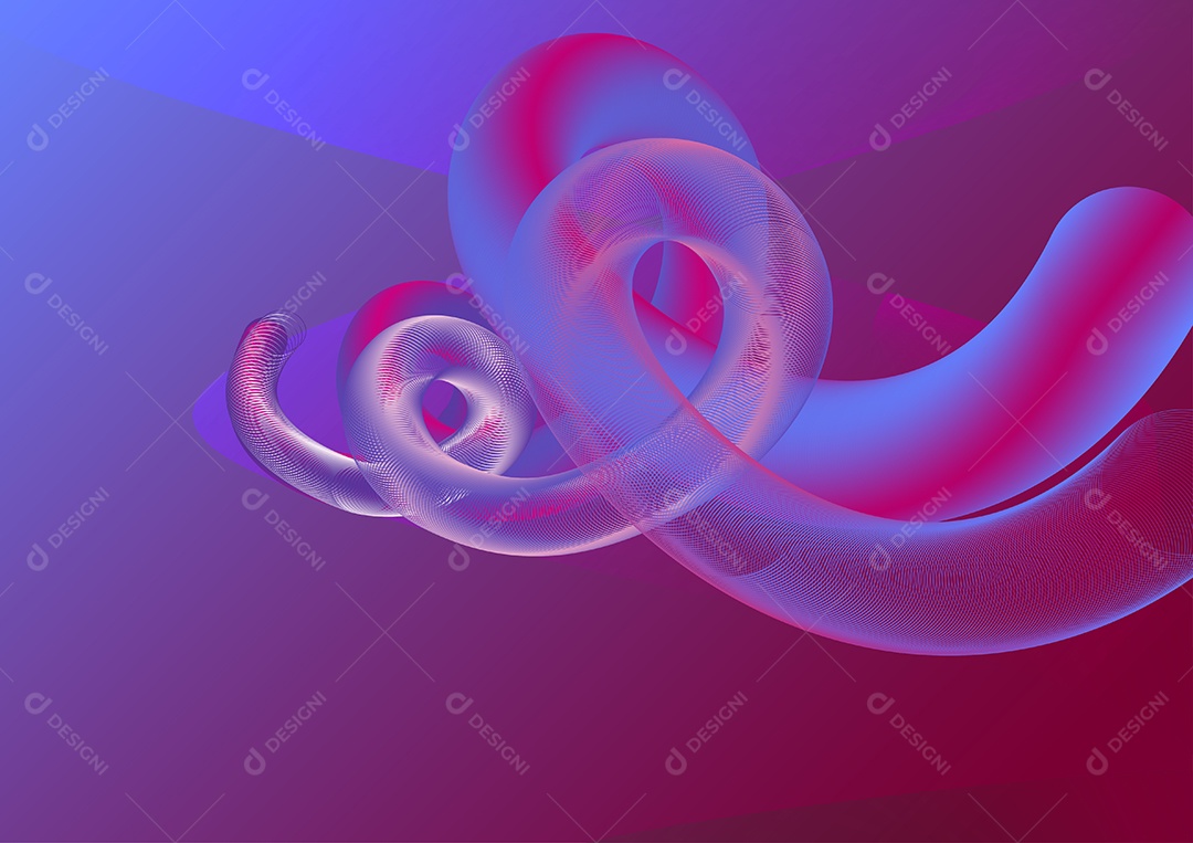 Tecnologia Espiral Fluida de Conexão de Internet Vetor EPS