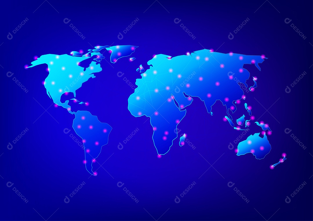 Internet On-line Tecnologia Rede Comunicação Vetor EPS