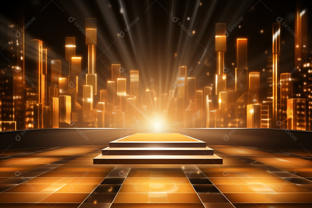 Imagem Paisagem Dourada Fim de Ano Retrato