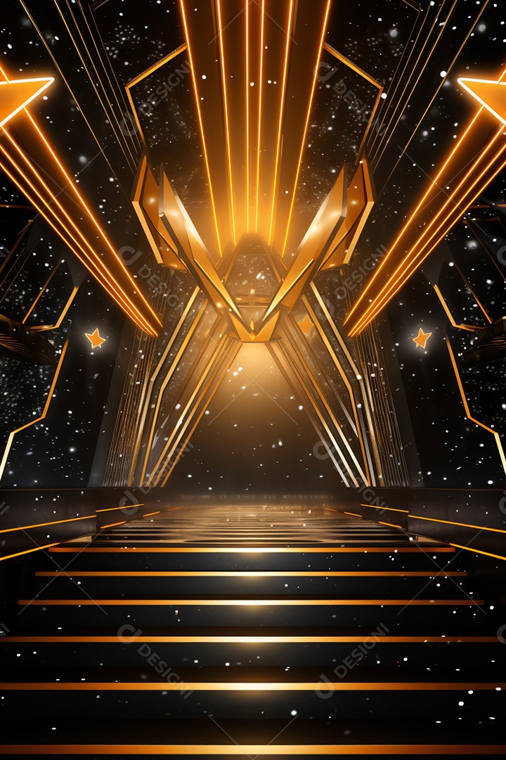 Imagem Paisagem Dourada Fim de Ano Retrato