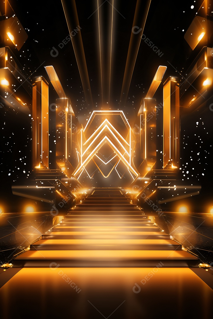 Imagem Paisagem Dourada Fim de Ano Retrato