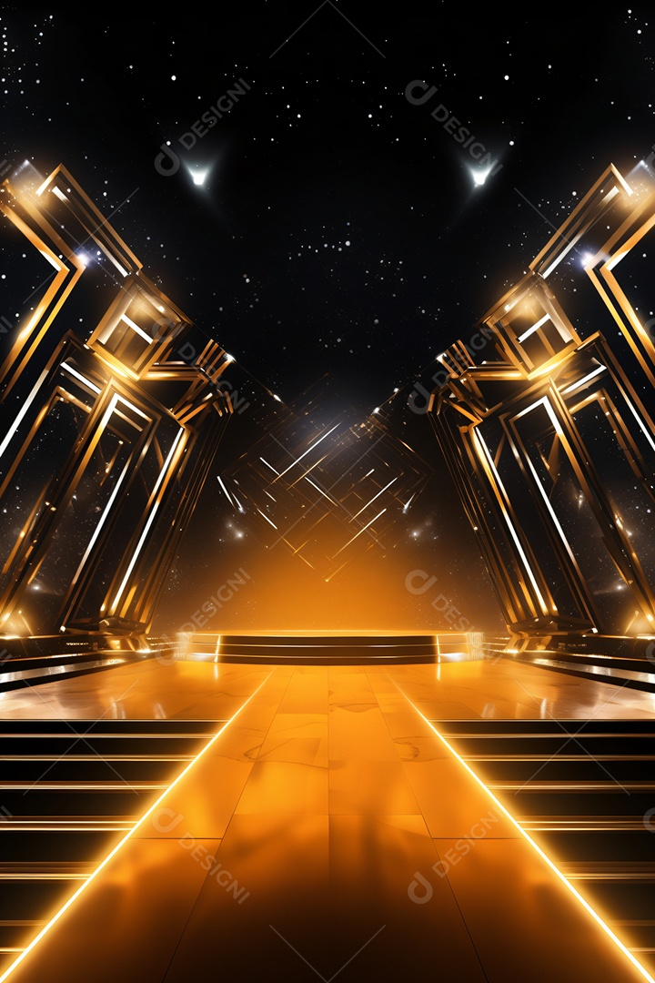 Imagem Paisagem Dourada Fim de Ano Retrato