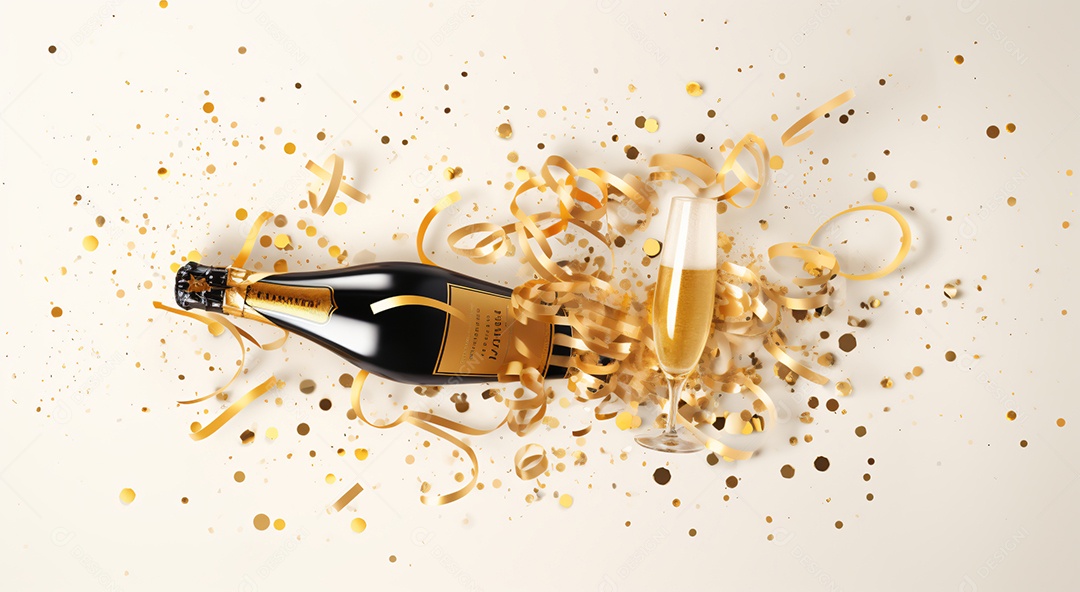 Taças sobre fundo isolado