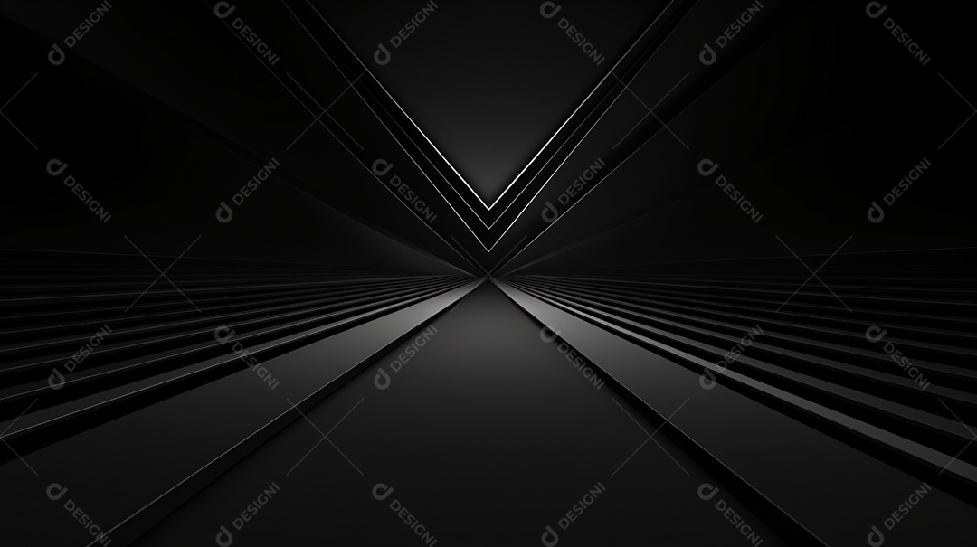 Cenário com formas douradas