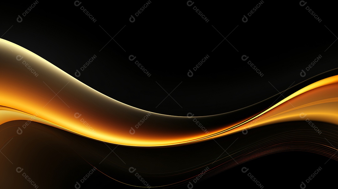 Cenário com formas douradas