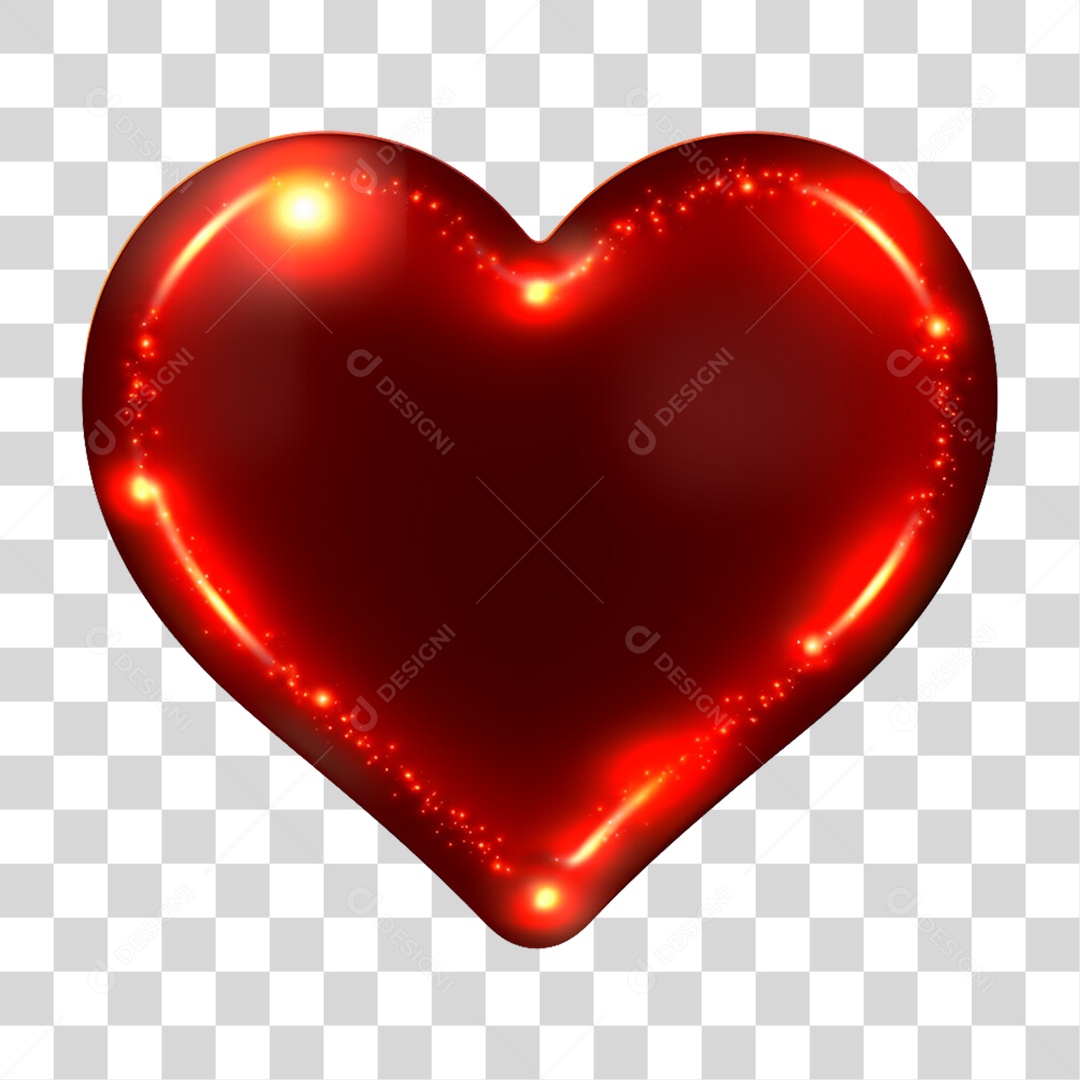 Coração Amor Carinho PNG Transparente