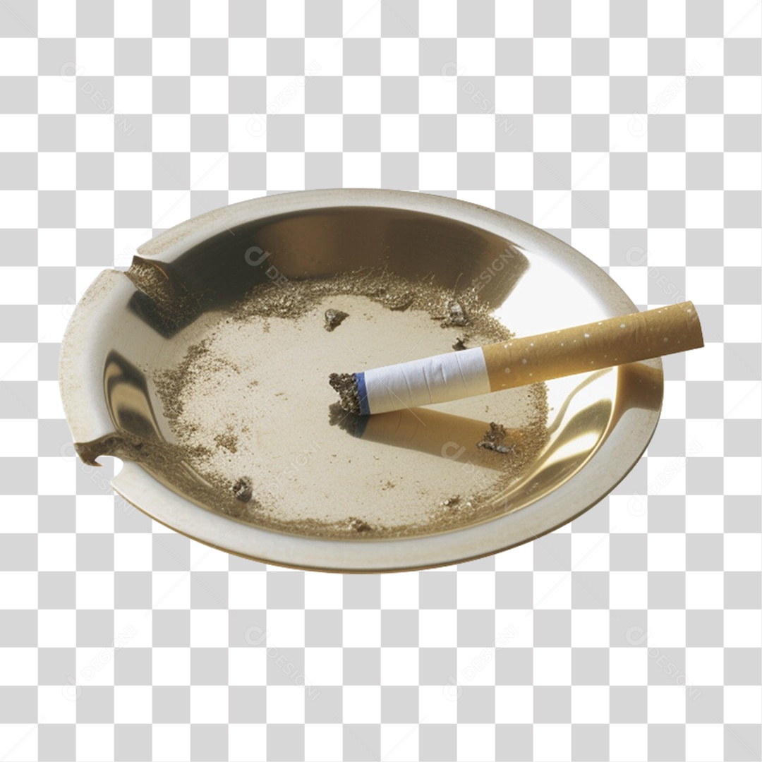 Cigarro Cinzeiro Fumante PNG Transparente