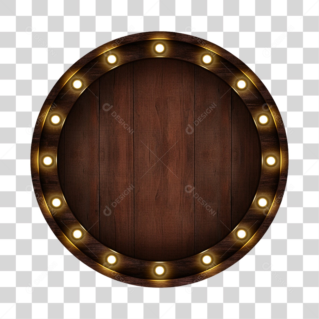 Placa de Madeira PNG Transparente