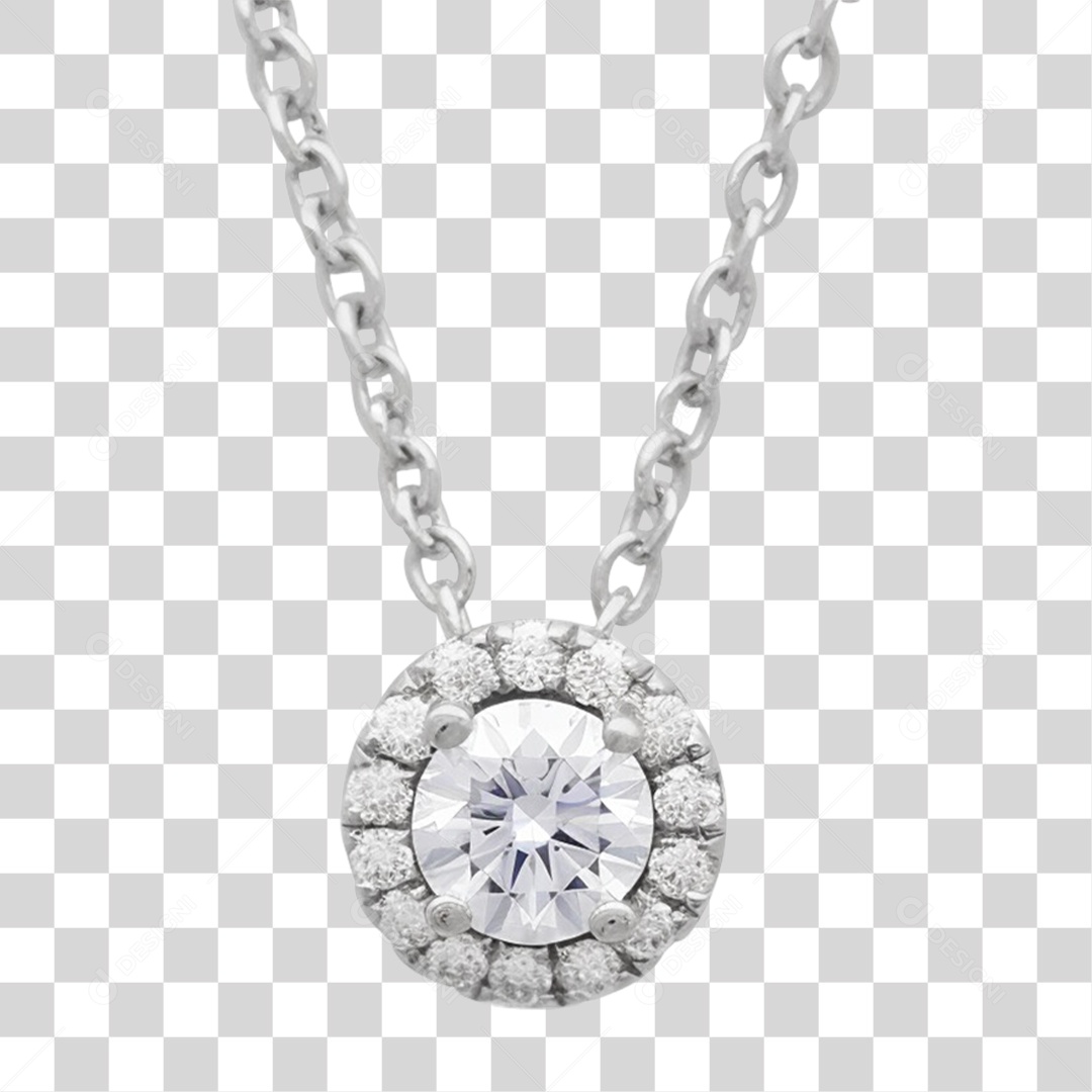 Colar Joias Diamantes Brilhantes PNG Transparente