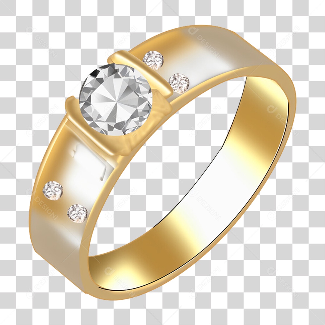 Anéis Joias Diamantes Brilhantes PNG Transparente