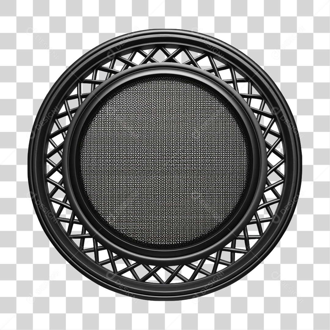 Circulo de Metal PNG Transparente