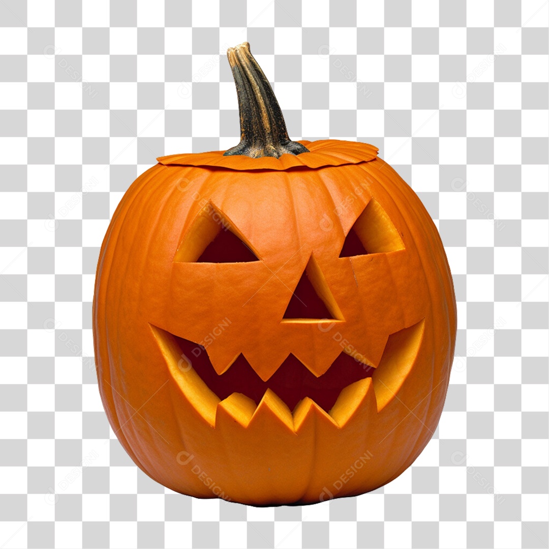 Abóbora de Halloween PNG Transparente