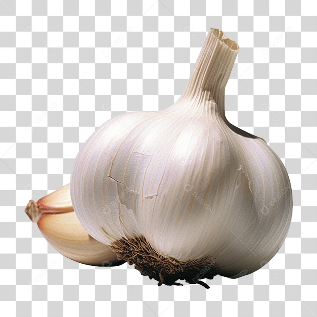 Vegetais Verduras Alho PNG Transparente