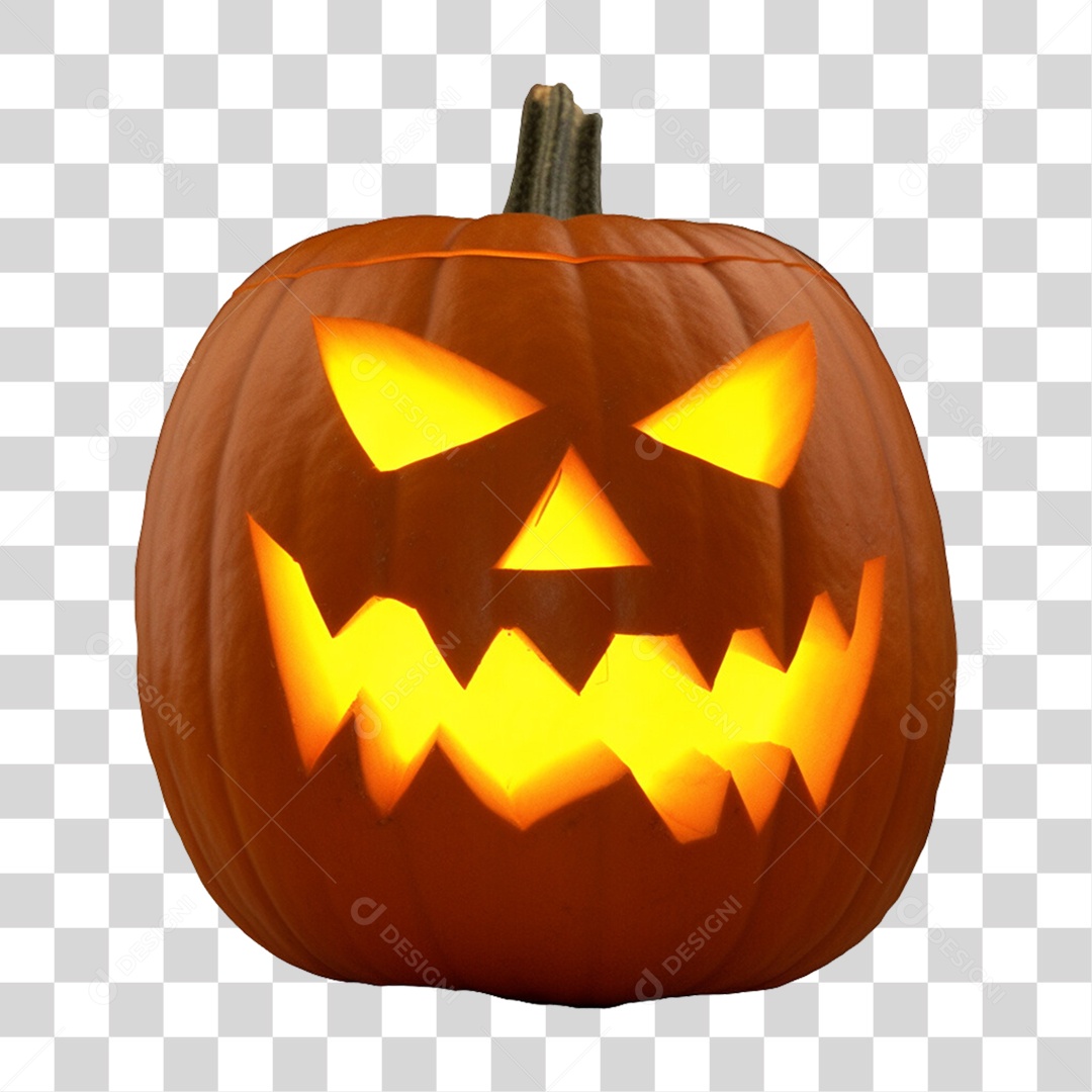 Abóbora de Halloween PNG Transparente