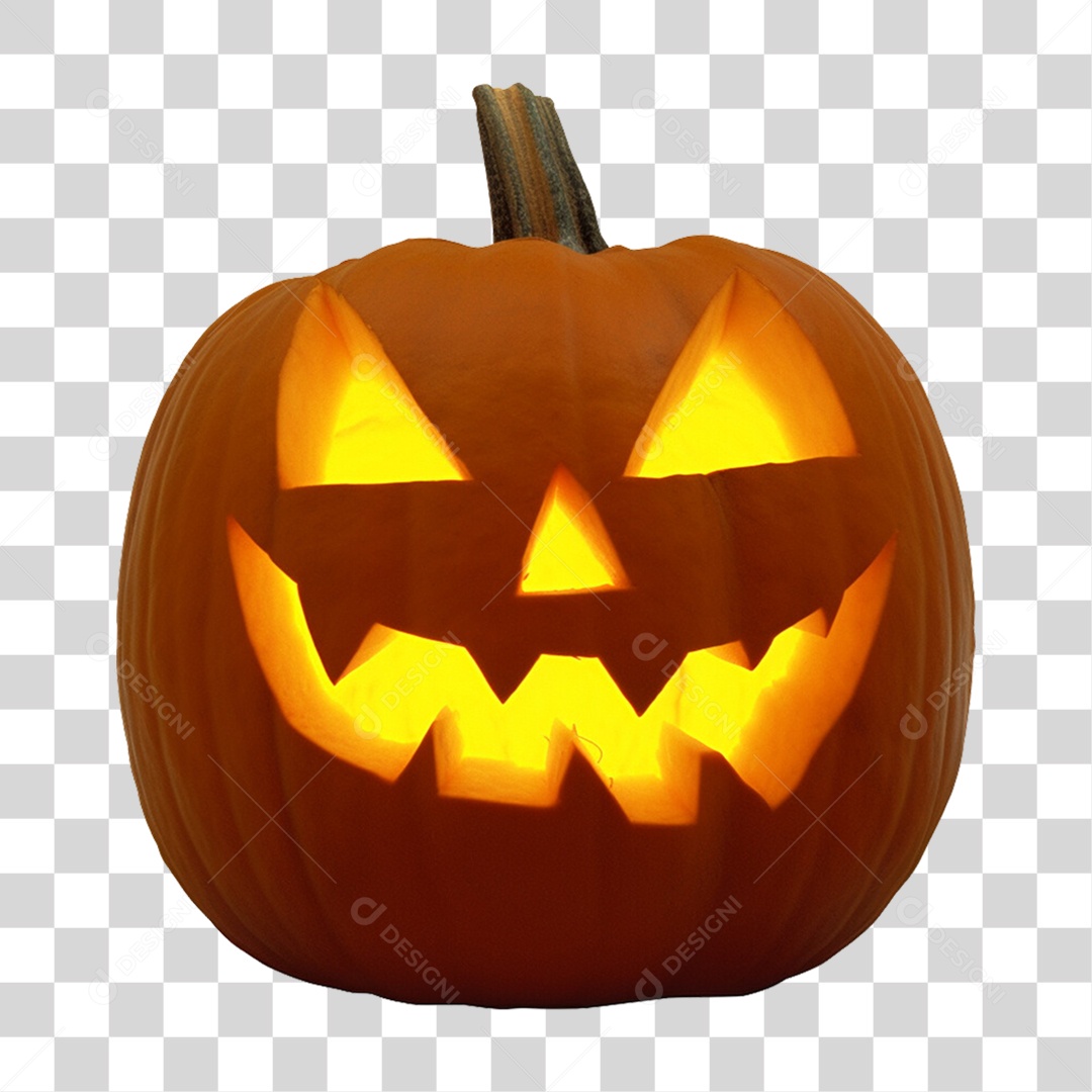 Abóbora de Halloween PNG Transparente