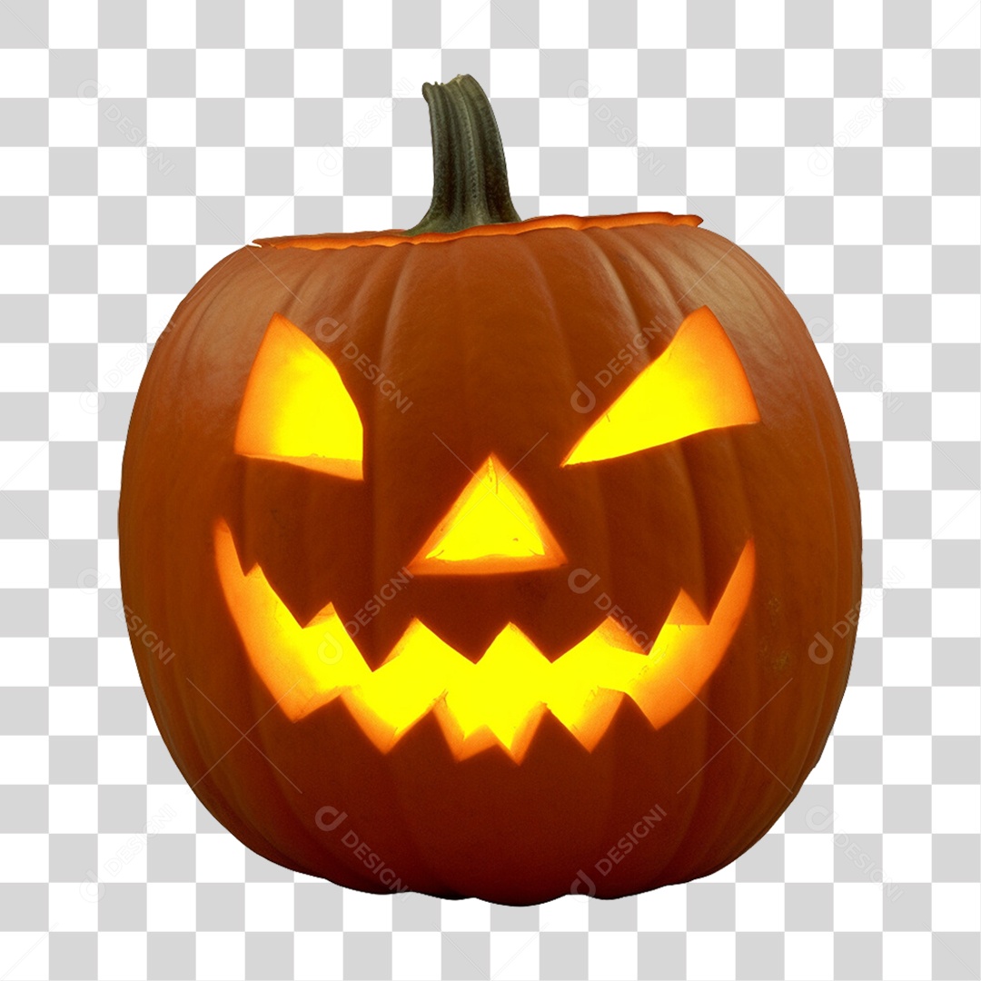 Abóbora de Halloween PNG Transparente