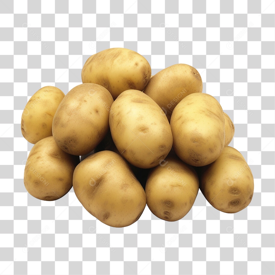 Vegetais Verduras Pilha de Batatas PNG Transparente