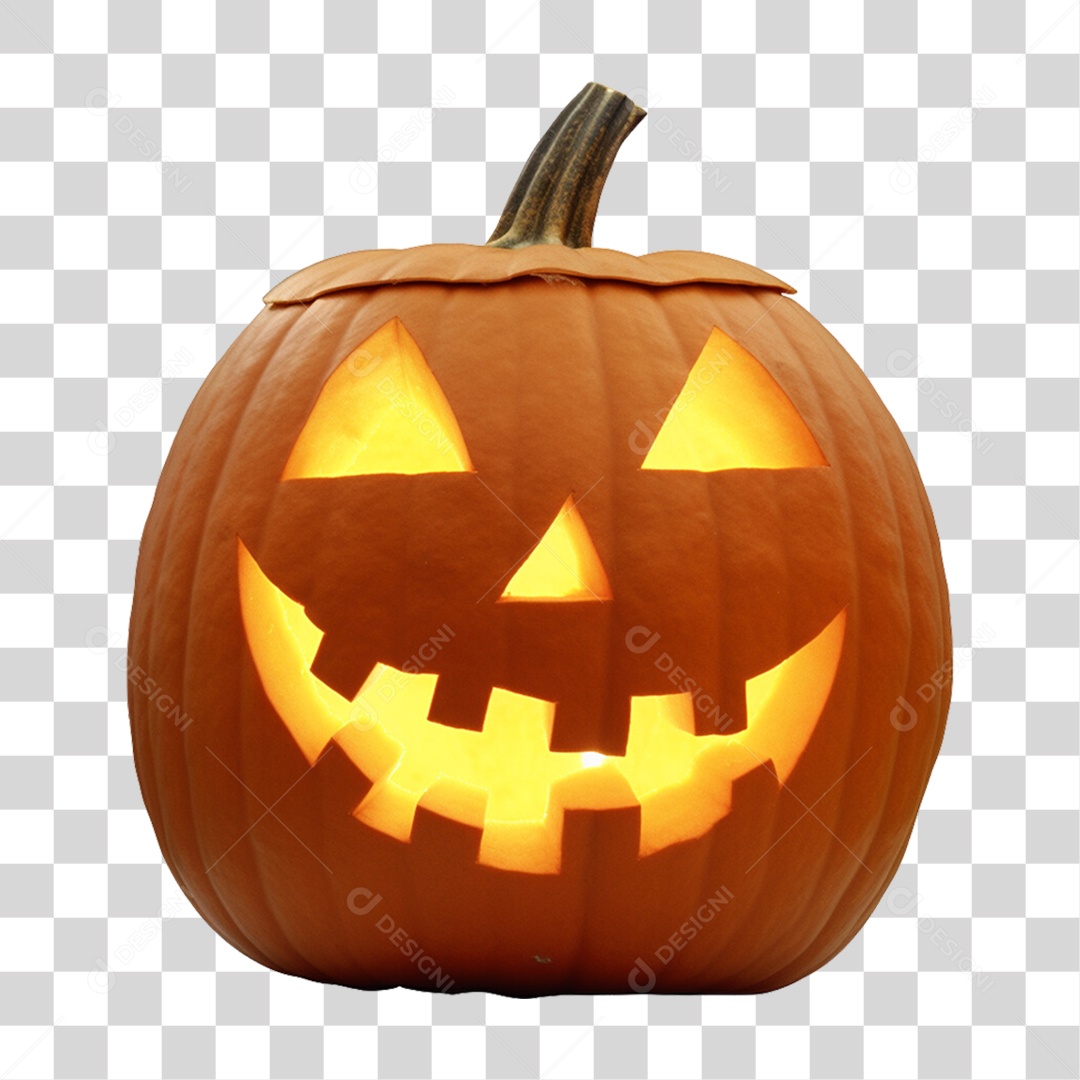 Abóbora de Halloween PNG Transparente