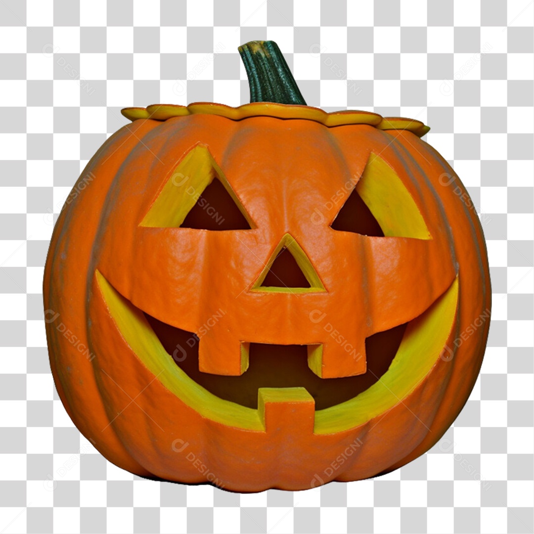 Abóbora de Halloween PNG Transparente